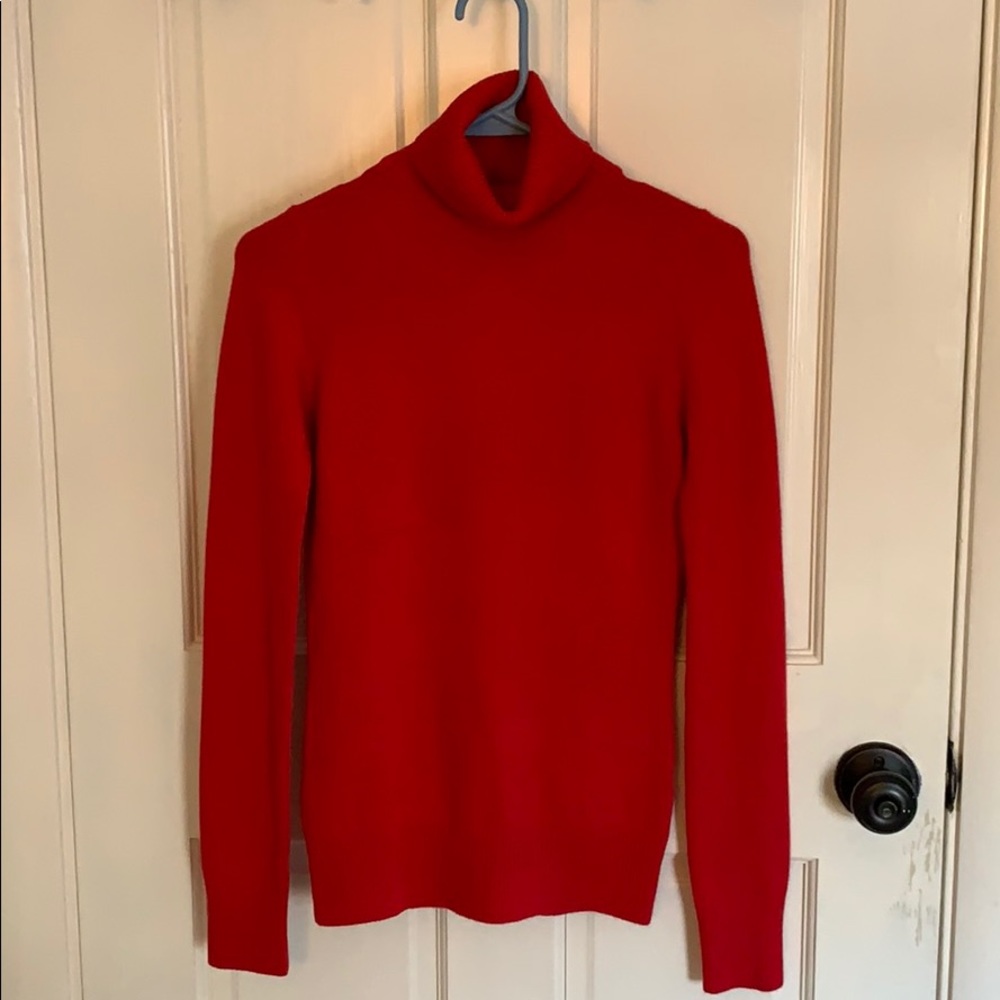 French Connection pink turtleneck